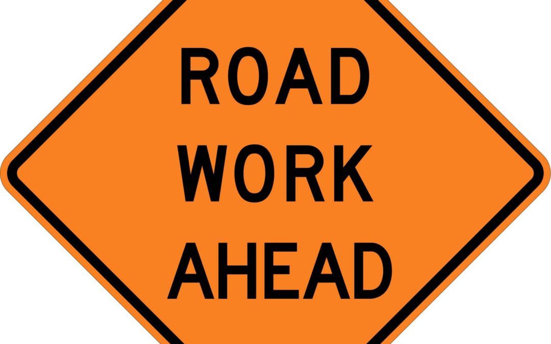 Road Work Ahead – Men Working