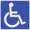 D9 6 disabled symbol sign