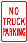 R 55 no truck parking sign