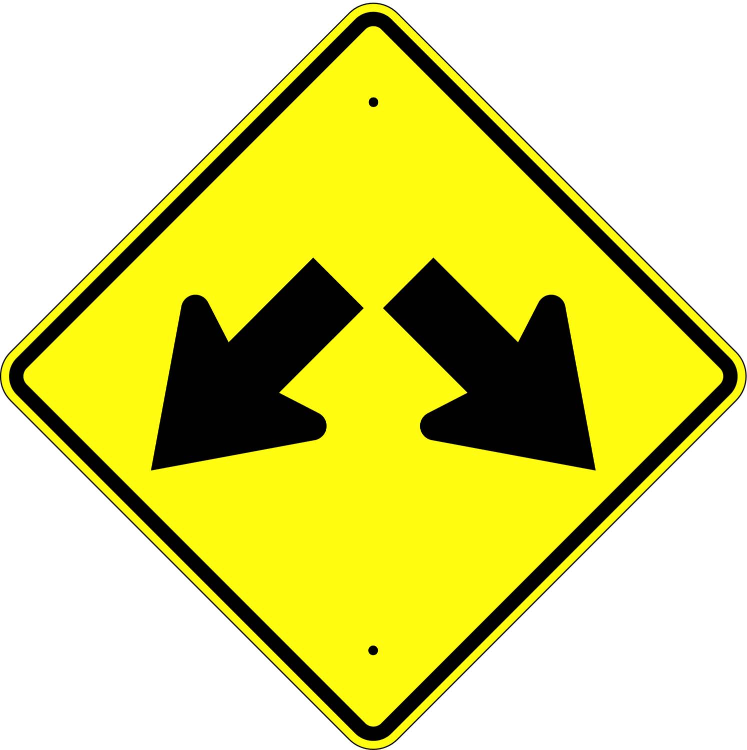 double-arrow-sign-w12-1-cheapstreetsigns