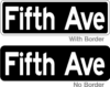street name sign black