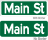 street name sign green white1